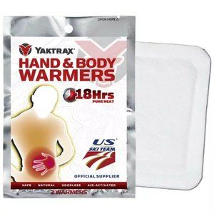 4x Yaktrax Hand & Body Warmers 18 Hrs Pure Heat